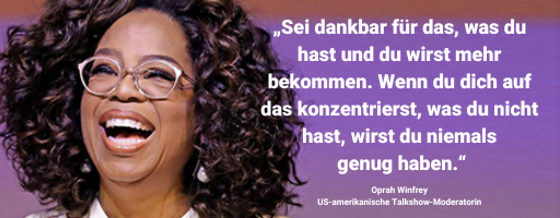 Oprah Winfrey motiviert Menschen