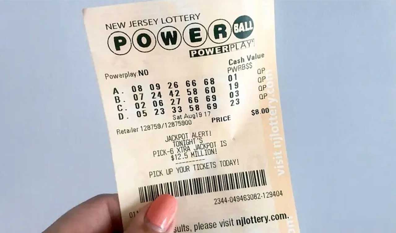 Powerball Lottoschein