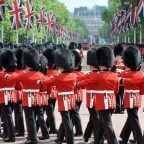 Coldstream Guards bei der Parade in London.